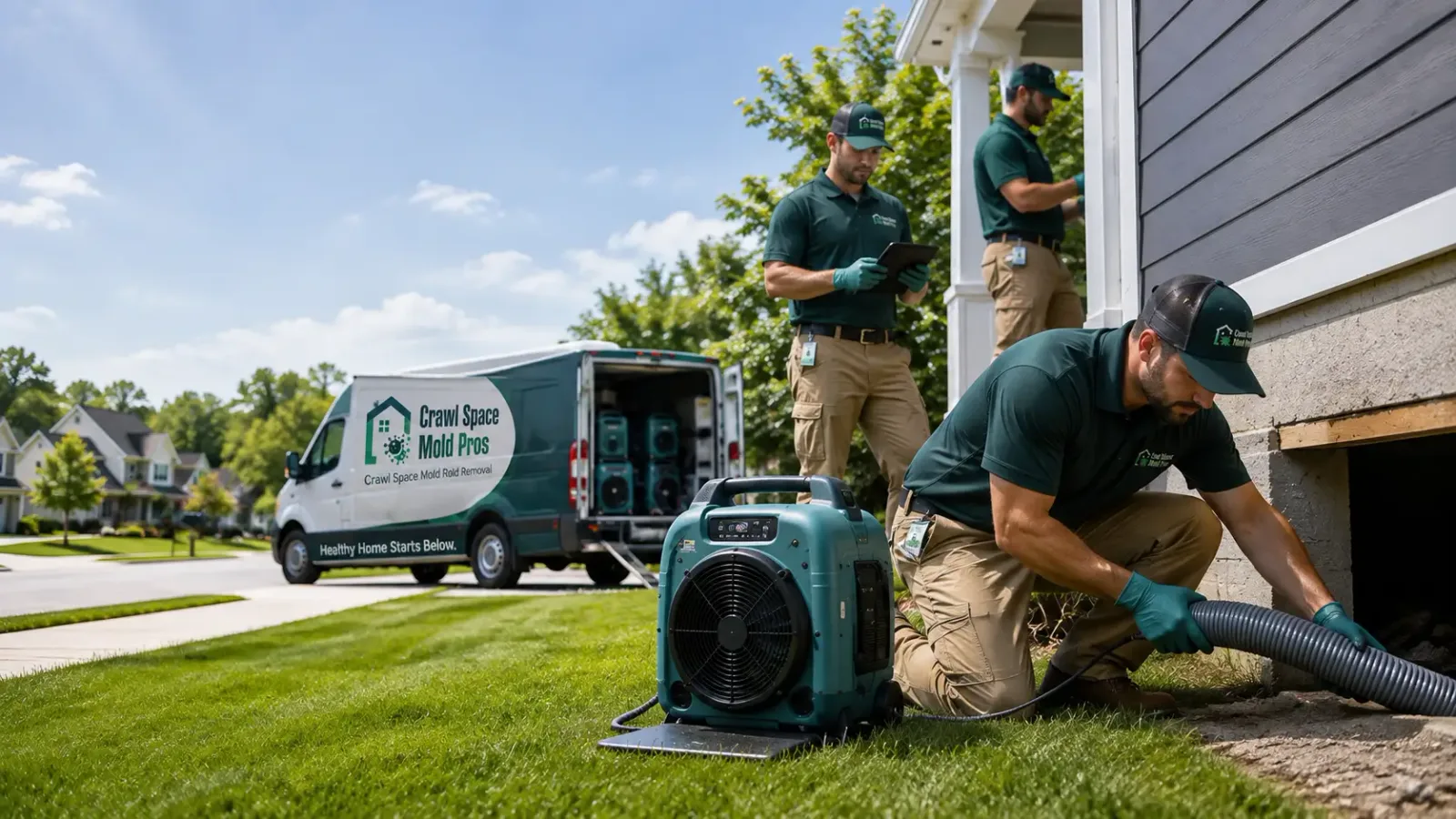 Crawl Space Mold Removal in Tovey, IL